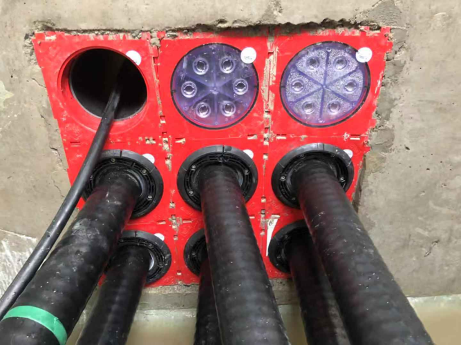 Cable seal in Suzhou Metro Line3 110kv main substation projec